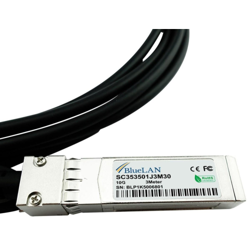 BlueOptics JD096C-BL kabel InfiniBand / światłowodowy 1 m SFP+ Czarny-23389268