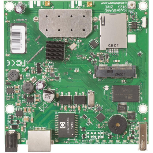 Router MikroTik RouterBOARD RB912UAG-2HPnD, 802.11b/g/n, RouterOS L4, miniPCIe