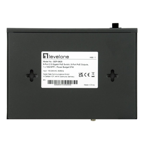 Przełącznik LevelOne GB PoE+ 6-portowy 65 W 10 Gb/s-23389985