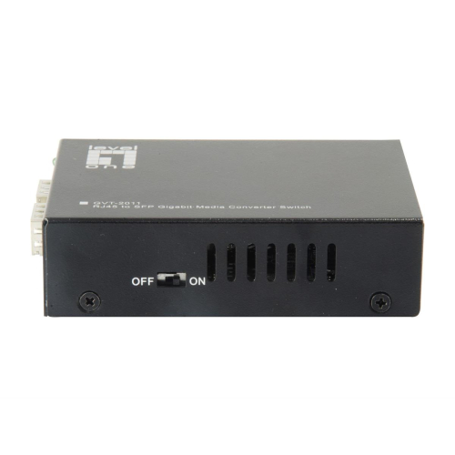 LevelOne GVT-2011 - Media konwerter - GigE - 10Base-T, 100Base-TX, 1000Base-T, 1000Base-X - RJ-45 / SFP (mini-GBIC)-2338