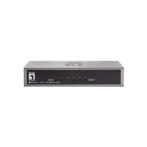 Przełącznik LevelOne FE 5-portowy 1xSC MM 100Mbps-23390045