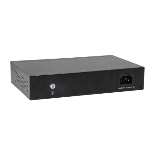 Przełącznik LevelOne GEP-1051 - Inteligentny - 8 x 10/100/1000 (PoE+) + 2 x Gigabit SFP - Biurko, Montaż w szafie - P