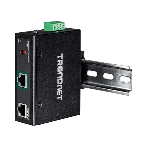 TRENDnet TI-SG104 - Rozgałęźnik PoE (do montażu na szynie DIN) - 95 Watt - Złącza wyjściowe: 1-23390174