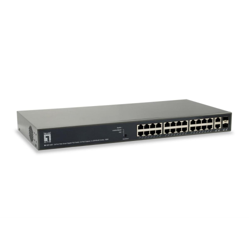Przełącznik LevelOne TURING WebSmart/GB PoE 26-portowy 185 W 1 Gb/s