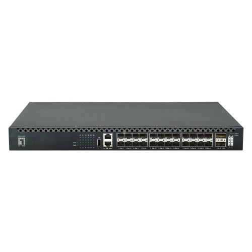 Przełącznik LevelOne 24x10GSFP+/2x 100GQSFP TOR zarządzany L3 1Gbps