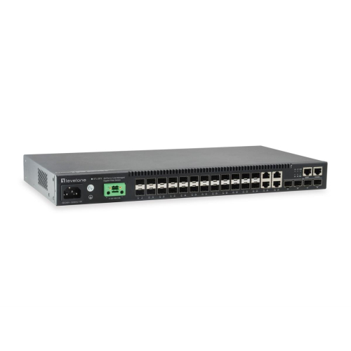 Przełącznik zarządzalny LevelOne KILBY GB/L3 28-portowy 19" 10 Gb/s