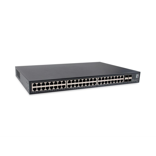 Przełącznik LevelOne GB 52-portowy 19" 10 Gb/s