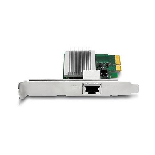 Karta sieciowa Trendnet TEG-10GECTX, wewnętrzna, przewodowa, PCI Express, Ethernet, 10000 Mbit/s, zielony, szary-233904