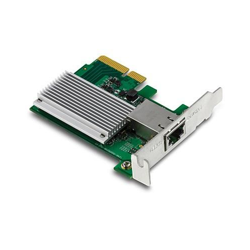 Karta sieciowa Trendnet TEG-10GECTX, wewnętrzna, przewodowa, PCI Express, Ethernet, 10000 Mbit/s, zielony, szary-233904
