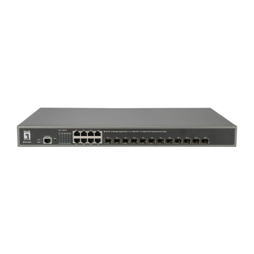 Przełącznik zarządzalny LevelOne GB/L3 20-portowy 19" 10 Gb/s