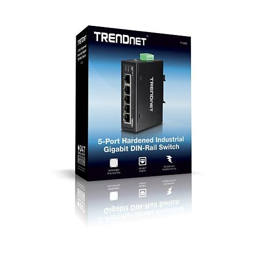 TRENDnet Industrie Switch 5 Port Gbit IP30 DIN-Rail Metall-23390633