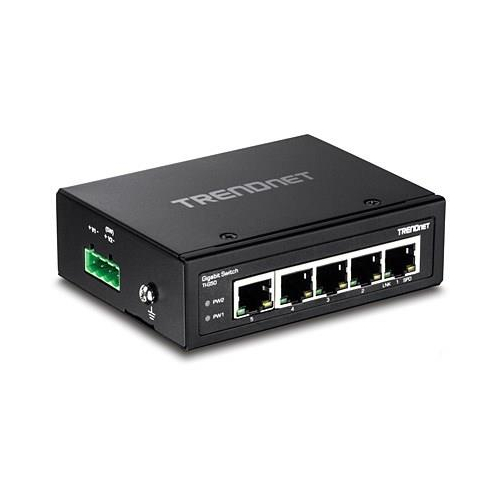 TRENDnet Industrie Switch 5 Port Gbit IP30 DIN-Rail Metall-23390635