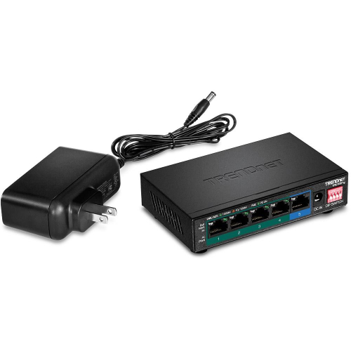 TRENDnet Switch 5 Port Gbit PoE+ 60W Metall-23390791