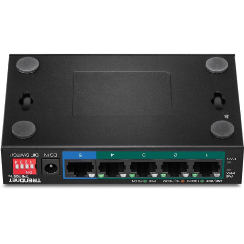 TRENDnet Switch 5 Port Gbit PoE+ 60W Metall-23390792