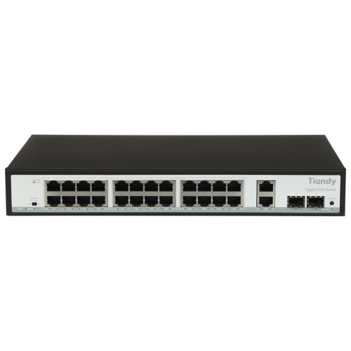 SWITCH POE TC-P3S028 SPEC:G/2422/AT/280 24-PORTOWY SFP TIANDY