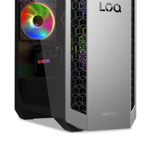Lenovo LOQ Tower 26ADR10 Ryzen 7 8745HX 32GB DDR5 5200 SSD1TB GeForce RTX 5070 12GB Win11 Luna Grey / Eclipse Black-2339
