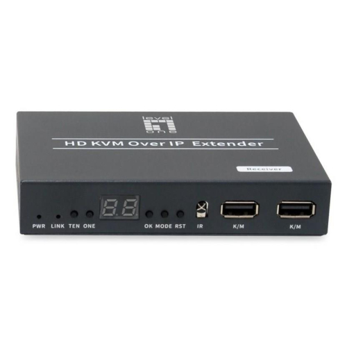 LevelOne HVE-6701R Ściana wideo HDMI przez nadajnik IP PoE bk