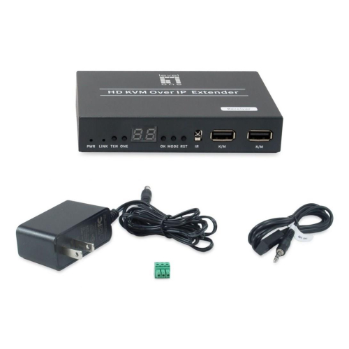 LevelOne HVE-6701R Ściana wideo HDMI przez nadajnik IP PoE bk-23394155