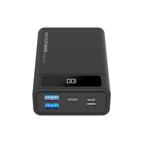 RealPower PB-20k PD 20000 mAh Czarny-23394483