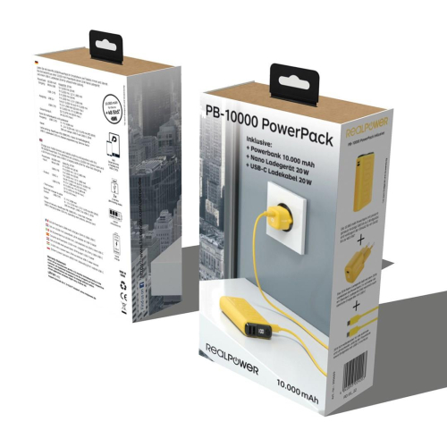 Ultron PB-10000 10000 mAh Żółty-23394499