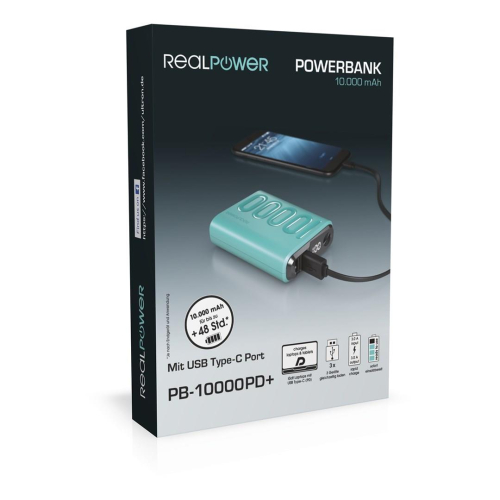 RealPower B-10000PD+ Nutopia 10000 mAh Niebieski-23394539