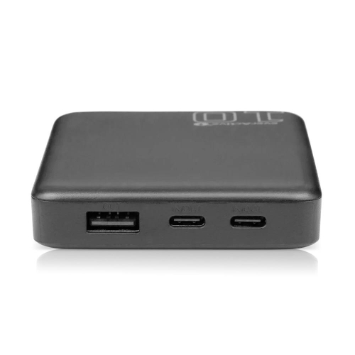 EVERACTIVE POWERBANK 10 000MAH, 1X USB, 2X USB-C, 20W, QC4+, WYŚWIETLACZ LCD, CZARNY EB-11QB-23394732