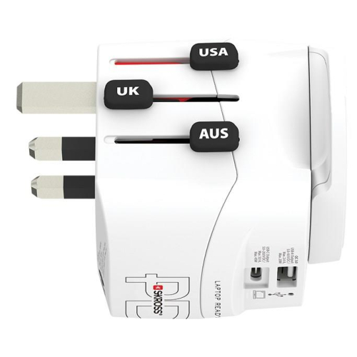 Adapter podróżny SKROSS Pro Light USB AC45PD World z USB-C biały-23394771