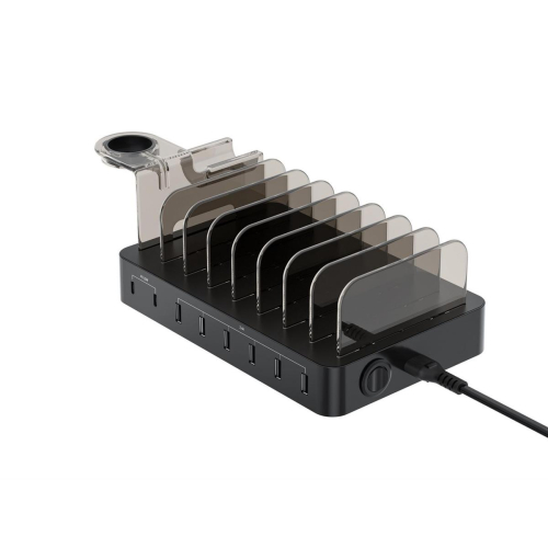 CONCEPTRONIC LadegerĂ¤t 8Port 6xUSB-A/2xC Multi 75WPD3.0 sw