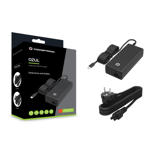 Conceptronic OZUL03BE adapter zasilający/ inwentor Wewnętrzna 100 W Czarny-23394855