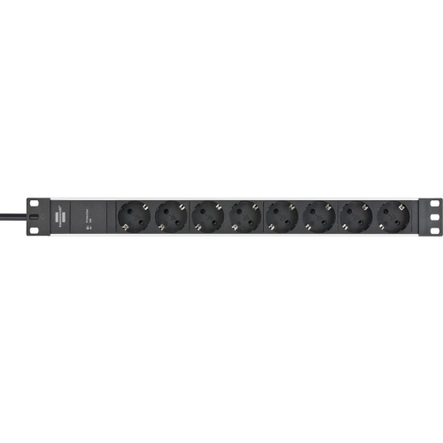 Brennenstuhl - SS 19.500A - Alu-Line - Listwa zasilająca 8-drożna, 2m-23395276
