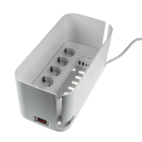 RealPower PowerBox 522 rozgałęziacz 1,5 m 5 x gniazdo sieciowe Wewnętrzna Biały-23395337