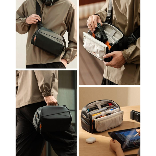 Inateck FB02001 Poliester Czarny Unisex Torba na ramię-23397220