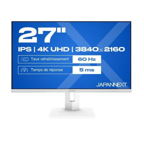 Monitor JAPANNEXT 68,5 cm JN-IPS270UHD60F-C65W-HSP-W HDMI/DP UHD