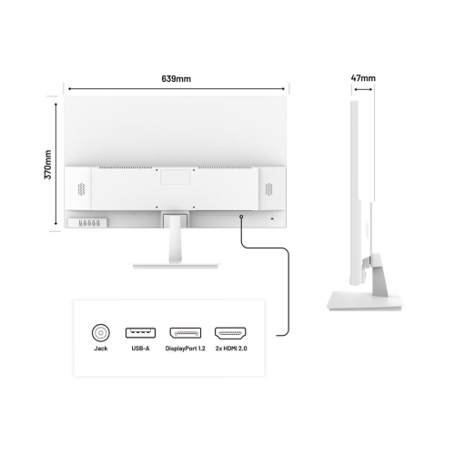 Monitor JAPANNEXT 71,1cm JN-IPS280UHD60F-P-W 16:9 HDMI/DP UHD-23399444