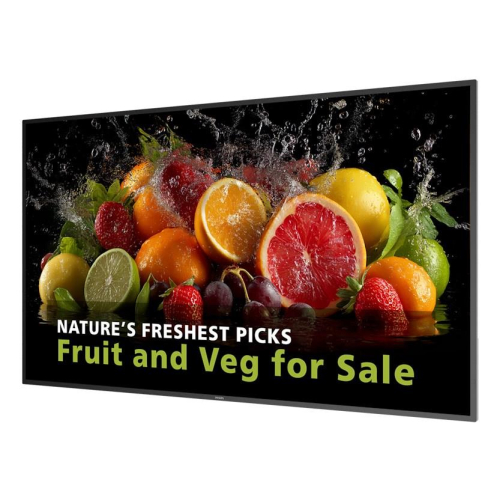 Philips 5000 series 75BDL5050D/00 signage display 190,5 cm (75") LCD Wi-Fi 600 cd/m2 Full HD Czarny Procesor wbudowany Android