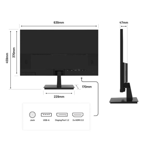 Monitor JAPANNEXT 71,1cm JN-I280UHD60F-P 16:9 HDMI/DP UHD-23399651