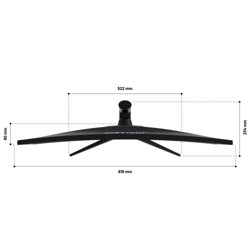 Zakrzywiony Monitor JAPANNEXT 86,4cm JN-IPS340UWQHD60C-C65W-HS z ekranem UWQHD-23399675