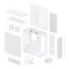 Okno Arctic Xtender Weiß Transparentes Glasfenster mit GPU mount-23404842