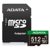 Karta pamięci MEMORY MICRO SDXC 512GB UHS-I ADATA UD512GUI3V30A2SP-RA1-23413238