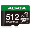 Karta pamięci MEMORY MICRO SDXC 512GB UHS-I ADATA UD512GUI3V30A2SP-RA1