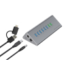 CONCEPTRONIC 10-portowy koncentrator USB-A3.0/-C Adapter -> 6xA3.0+m.Netz. Gr-23413799