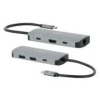Mobilis 001382 stacja dokująca Przewodowa USB 3.2 Gen 1 (3.1 Gen 1) Type-C Czarny, Szary