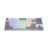 HATOR Rockfall 3 TKL Wireless klawiatura Uniwersalne USB + RF Wireless + Bluetooth QWERTY Angielski Biały-23414329