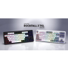 HATOR Rockfall 3 TKL Wireless klawiatura Uniwersalne USB + RF Wireless + Bluetooth QWERTY Angielski Biały-23414331