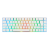 Deltaco Gaming GAM-100-W-DE klawiatura USB + RF Wireless + Bluetooth QWERTZ Niemiecki Biały-23414348