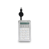 BakkerElkhuizen S-board 840 Numeric klawiatura numeryczna PC USB Jasny Szary, Biały