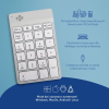 R-Go Tastatur Nummernblock Break Bluetooth weiĂź-23414529