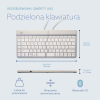 Klawiatura R-Go Tastatur Split Break US-Layout Bluetooth weiĂź-23414609