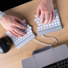 Klawiatura R-Go Tastatur Split Break US-Layout Bluetooth weiĂź-23414612