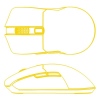 HATOR Pulsar 3 Wireless myszka Gaming Oburęczny RF Wireless + Bluetooth + USB Type-C Optyczny 12000 DPI-23415139